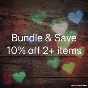 10% off Bundles of two or more items!